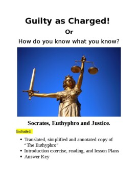 Preview of Guilty as Charged-  Reading of Socrates, Argument and study 4-7 Classes