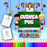 Guinea Pigs Coloring Book for Kids 72 Pages