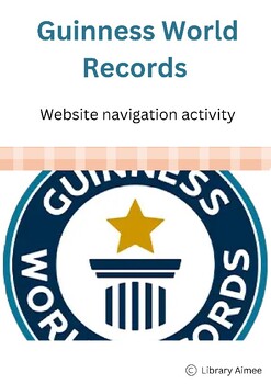 Preview of Guinness World Records Online Research Activity