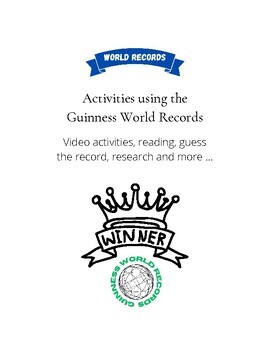 Preview of Guinness World Records. Activity Bundle. Research. Video. Games. Activities.