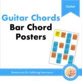 Guitar - Bar Chord Posters