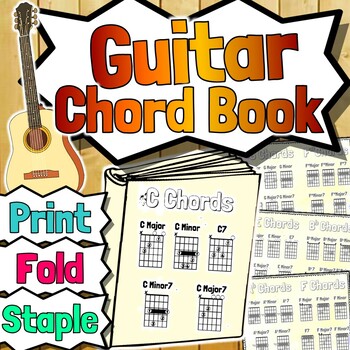 Preview of Guitar Chord Book | Print, Fold, Staple!