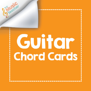 Guitar Chord Cards | Practice Cards by That Music Teacher | TPT