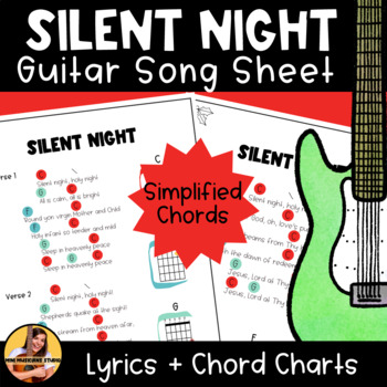 silent night guitar chords and lyrics