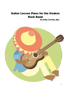 Preview of Guitar Lesson Plans for the Modern Rock Band