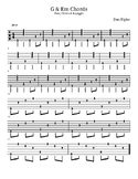 Guitar - Mixed Bass / Strum & Arpeggio patterns for G and 