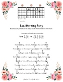Guitar (Open G Tuning Left Hand) Thankful Fall Song