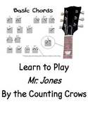 Guitar Play-Along Video for "Mr. Jones" by the Counting Crows