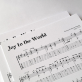 Guitar Sheet Music: Joy to the World - Christmas Carol | C
