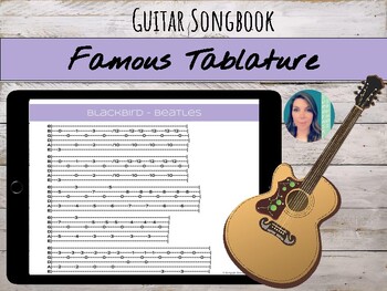 Preview of Guitar Song Book | 5 Famous Tabs