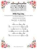 Guitar (Standard Tuning Left Hand) 100th Day song/chant wi