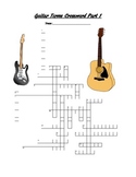Guitar Terms Crossword and Vocab Quiz