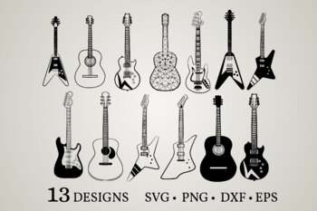 Download Guitar Clip Art Worksheets Teachers Pay Teachers