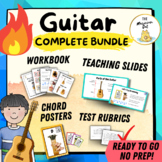 Guitar for Beginners COURSE BUNDLE - Lesson slides, workbo