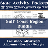 Gulf Coast Region No-Prep State Activity Packets Bundle