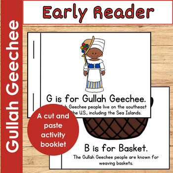 Preview of Gullah Geechee Activity Book for Pre-K - 1st Grade- Black History Month Activity