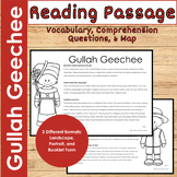 Gullah Geechee Reading Passage, Vocabulary Words, Comprehe