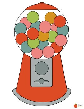 Gum Ball Machine Bar Graph Activity by TeachWithIntention123 | TPT