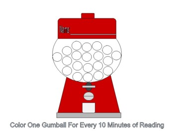 Preview of Gum Ball Reading Chart