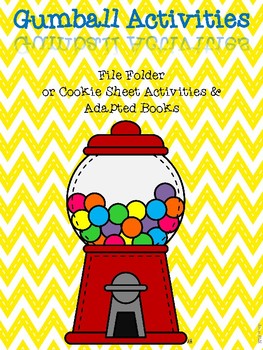 Gumball Activities File Folder and/ or Cookie Tray Activities by Fun in ...