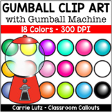 Gumball Clip Art with Gumball Machine