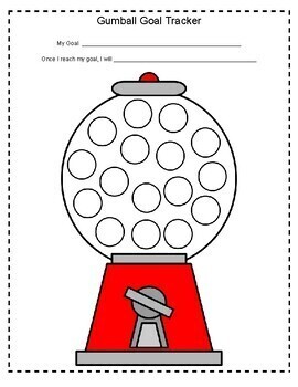 Gumball Goal Tracker by LooseParts | TPT