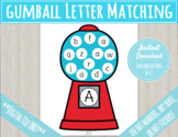 Gumball Machine Alphabet Letter Matching Activity