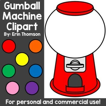 Preview of Gumball Machine Clipart