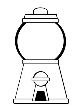 Gumball Machine Coloring Pages FREEBIE by Pink at Heart TPT