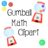 Gumball Math Clipart, Commercial Use