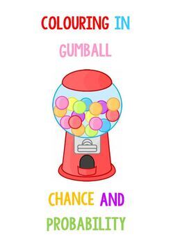Preview of Gumball Probability Chance Colouring in Activity