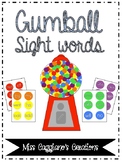 Gumball Sight Words