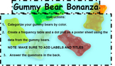 Gummy Bear Bonanza (Frequency Tables/ Dot Plots)