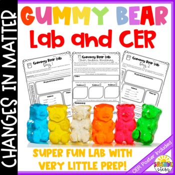 Preview of Changes in Matter: Gummy Bear Investigation