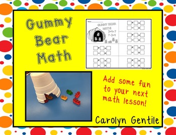 Gummy bear lesson