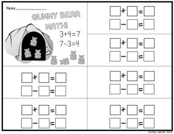 Gummy Bear Math Song