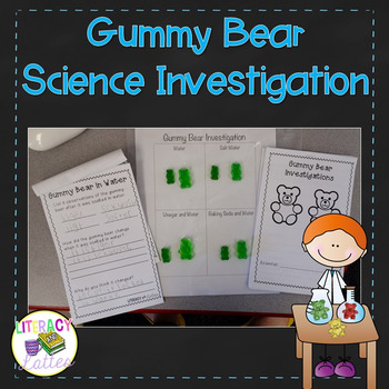 Preview of Candy Science:  Gummy Bear Science Experiment {Using the Scientific Method}