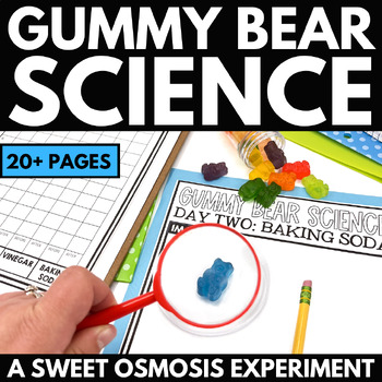 Preview of Gummy Bear Science Experiment - Osmosis Science Lab Projects Activities Unit