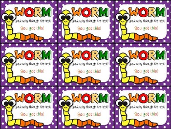 Gummy Worm End of Year Gift Tag by Highs and Lows of a Teacher | TPT