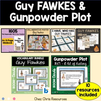 Preview of Gunpowder Plot - Guy Fawkes activities and games : MEGA BUNDLE