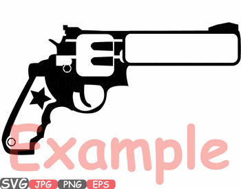 Download Guns Split Circle Svg Silhouette Monogram Clip Art Gun Amendment Revolver 587s