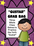 Gustar Grab Bag {3 whole class games to practice the verb gustar}