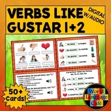 Verbs Like Gustar, Gustar Verbs, Spanish Boom Cards, Spani