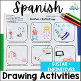 Gustar plus Infinitive Spanish Read Write Draw Activity Wo