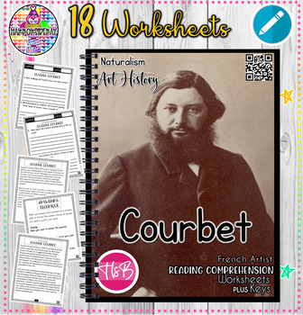 Preview of Gustav Courbet | Naturalism | Art History Worksheets | Reading Comprehension