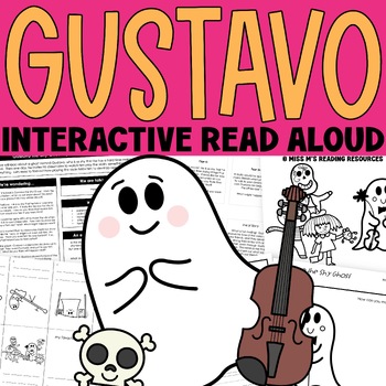 Preview of Gustavo the Shy Ghost Craft Read Aloud and Activities | Halloween Activities