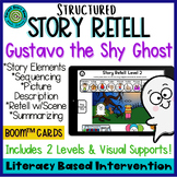 Gustavo the Shy Ghost | Structured Story Retell | Hallowee
