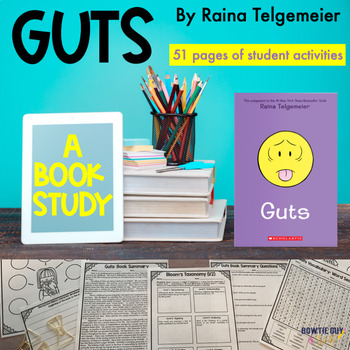 Preview of Guts (Raina Telgemeier) Graphic Novel Book Companion Activities
