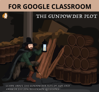 Preview of Guy Fawkes And The Gun Powder Plot Comprehension: Digital Resource (8+)