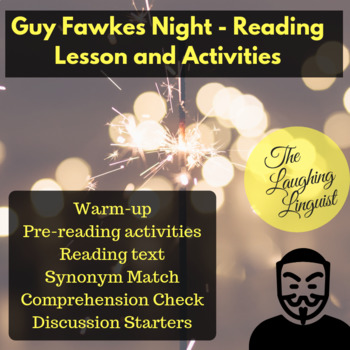 Preview of FREE - Guy Fawkes Night (Bonfire Night) - British Festival Reading Lesson